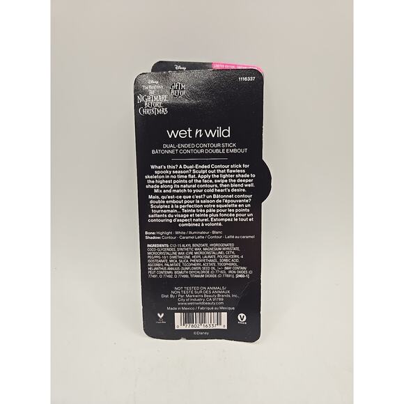 Lot of 2 Wet N Wild Nightmare Before Christmas Dual Ended Contour Stick Make Up - Picture 3 of 3